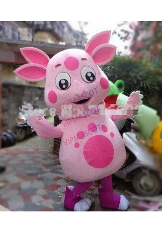 Halloween Pink Mascot Costume Cosplay Party Fancy Dress Outfits Carnival Adults