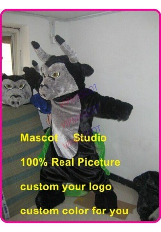 Bull Mascot Costume Cosplay Party Game Dress Outfit Advertising Halloween Adult