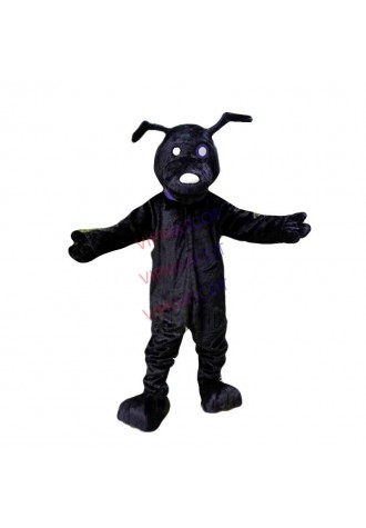 Black Dog Mascot Costume Suit Cosplay Party Game Dress Outfit Halloween Adult