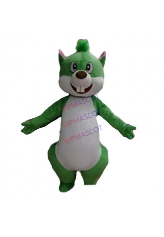 Halloween Green Squirrel Mascot Costume Cosplay Party Fancy Dress Adults Parade