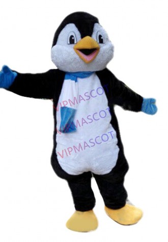 Penguin Mascot Costume Suit Cosplay Party Game Dress Outfit Halloween Adult
