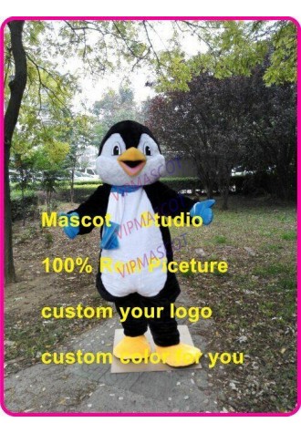 Penguin Mascot Costume Suit Cosplay Party Game Dress Outfit Halloween Adult