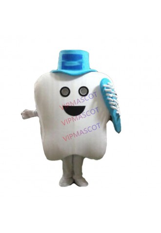 Advertising Tooth Mascot Dental Care Suit Costume Adult Party Facny Dress Outfit