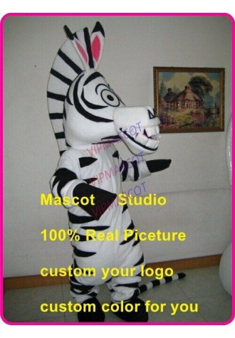 Zebra Mascot Costume Cosplay Party Game Dress Outfit Advertising Halloween Adult