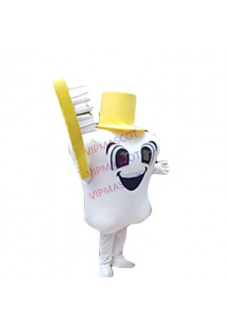 Advertising Dental Care Costume Tooth Mascot Cosplay Facny Dress Adult Suit