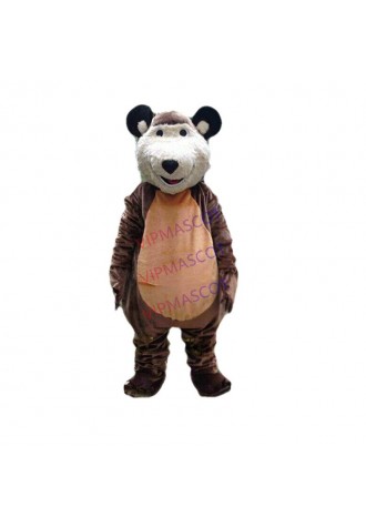 Bear Mascot Costume Cosplay Party Game Dress Outfit Advertising Halloween Adult