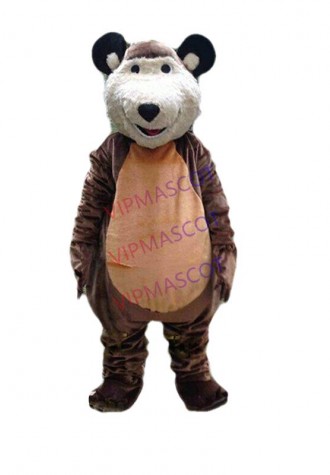 Bear Mascot Costume Cosplay Party Game Dress Outfit Advertising Halloween Adult