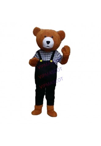 New listingBrown Teddy Bear Mascot Costumes Advertising Adult Animals Cosplay Dress Cosplay
