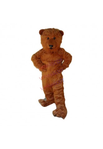 Grizzy Bear Mascot Costume Suit Cosplay Party Game Dress Outfit Halloween Adult