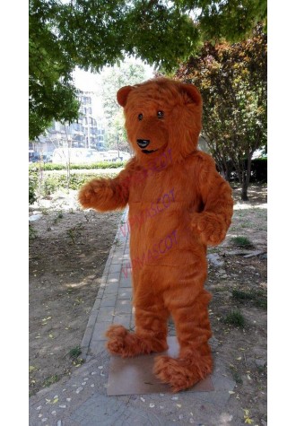 Grizzy Bear Mascot Costume Suit Cosplay Party Game Dress Outfit Halloween Adult