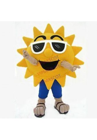 Sun Mascot Costume Cosplay Party Game Dress Outfit Advertising Halloween Adult