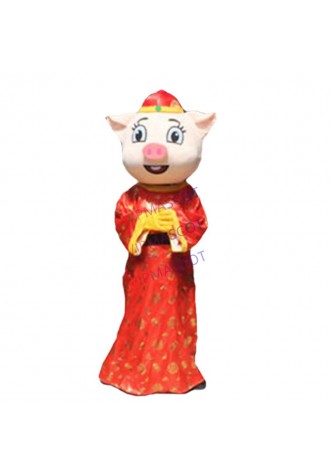 Birthday Mascot Party Cosplay Pig Year Costume Outfits Game Adults Dress Parade