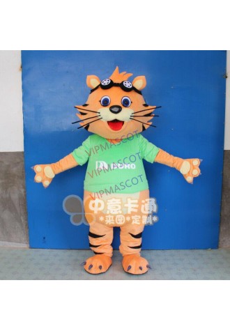 Tiger Cartoon Mascot Costume Performance Cosplay Party Fancy Dress Parade Adults