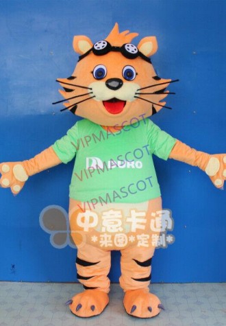 Tiger Cartoon Mascot Costume Performance Cosplay Party Fancy Dress Parade Adults