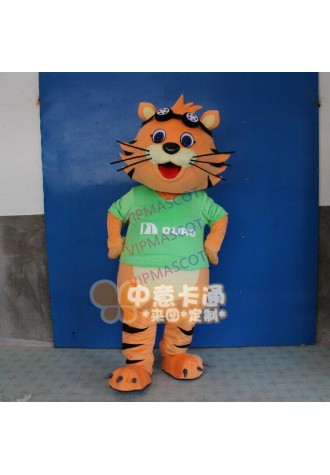 Tiger Cartoon Mascot Costume Performance Cosplay Party Fancy Dress Parade Adults