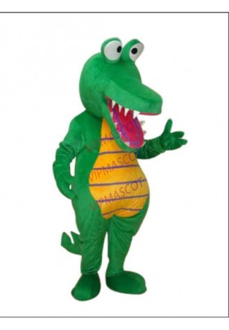 Crocodile Alligator Fat Adult Size Mascot Costume Get Together Mascot Clothing A