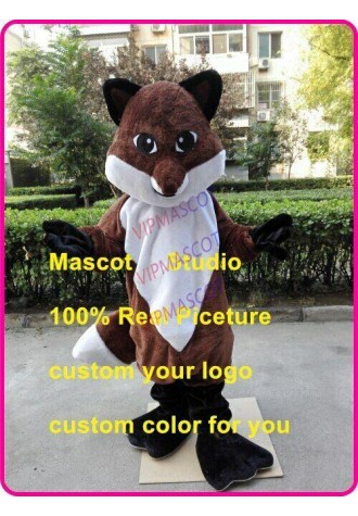 Fox Mascot Costume Cosplay Party Game Dress Outfit Advertising Halloween Adult