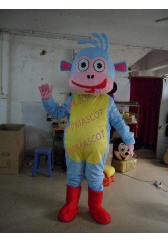 Advertising Monkey Mascot Costume Suit Cosplay Party Fancy Dress Outfit Adult