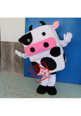  COW MASCOT COSTUME ADULT SIZE HALLOWEEN PARTY DRESS FAST GIFT A++