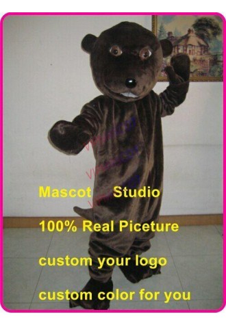 Beaver Mascot Costume Suit Cosplay Party Game Dress Outfit Halloween Adult 2019