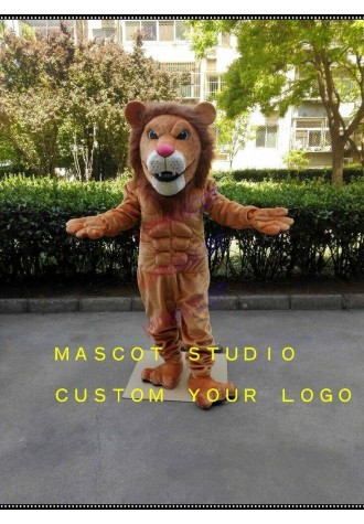 Lion Mascot Costume Cosplay Party Game Dress Outfit Advertising Halloween Adult