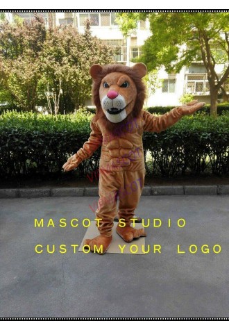 Lion Mascot Costume Cosplay Party Game Dress Outfit Advertising Halloween Adult
