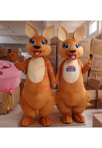 Kangaroo Mascot Costume Suit Cosplay Party Fancy Dress Outfit Halloween Adults  