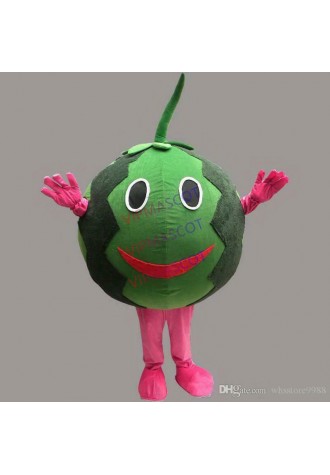 Helmet Watermelon Cartoon Mascot Costume Fruit Suit Adults Cosplay Fancy Dress