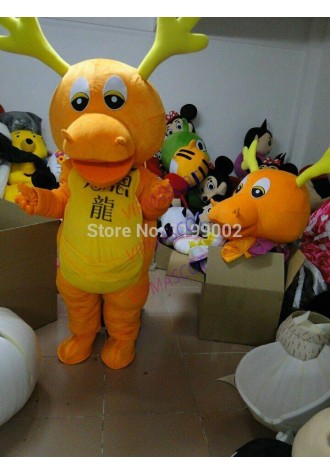 Halloween Dragon Mascot Costume Cosplay Party Dress Clothing Carnival Adults