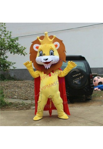 Lion King Mascot Costume Suit Cosplay Party Game Dress Outfit Halloween Adult