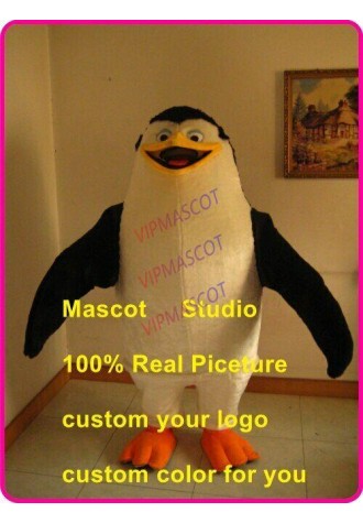 Penguin Mascot Costume Suit Cosplay Party Game Dress Outfit Halloween Adult Size