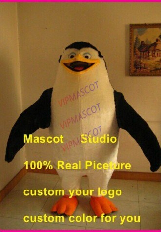 Penguin Mascot Costume Suit Cosplay Party Game Dress Outfit Halloween Adult Size