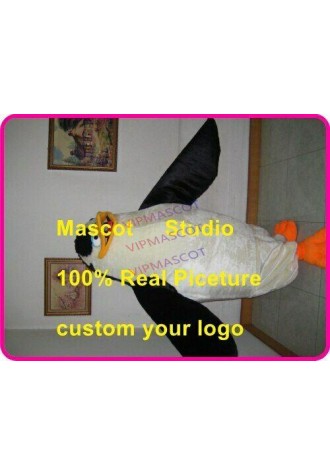 Penguin Mascot Costume Suit Cosplay Party Game Dress Outfit Halloween Adult Size