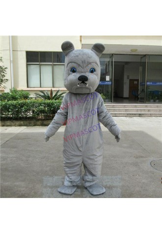 Grey Dog Mascot Costume Cosplay Party Fancy Dress Outfit Advertising Adults Suit