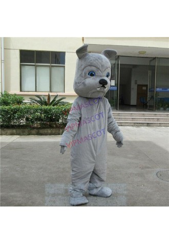 Grey Dog Mascot Costume Cosplay Party Fancy Dress Outfit Advertising Adults Suit