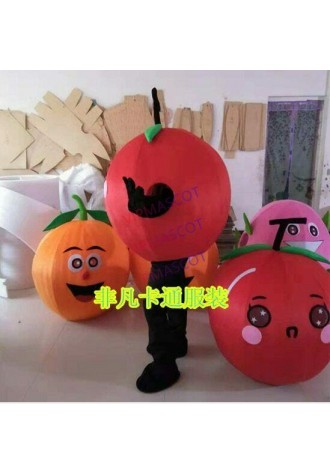 Fruits Shy Cherry Mascot Costume Suits Cosplay Party Fancy Dress Outfits Parade