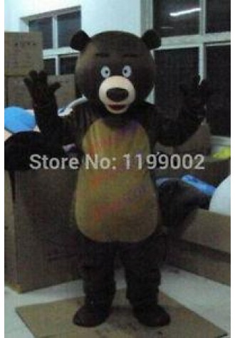 Halloween Brown Bear Mascot Costume Cosplay Party Clothing Carnival Adults