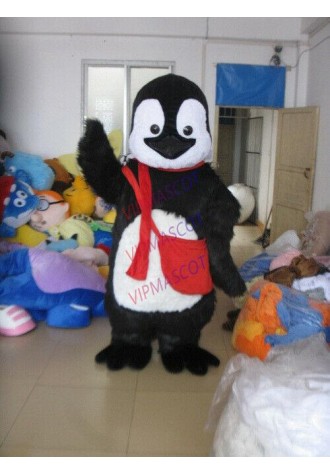 Halloween Black Penguin Mascot Costume Cosplay Party Clothing Carnival Adults