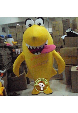 Oceanarium Shark Mascot Costume Cartoon Clothing Halloween Fancy Dress Gift