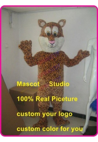 Leopard Mascot Costume Suit Cosplay Party Game Dress Outfit Halloween Adult 2019