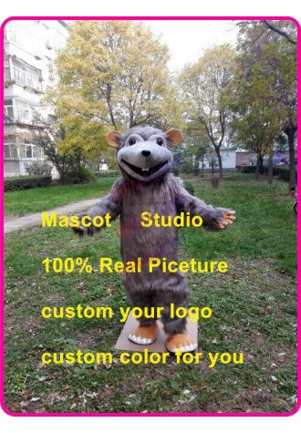 Rat Mascot Costume Suit Cosplay Party Game Fancy Dress Outfit Halloween Adults