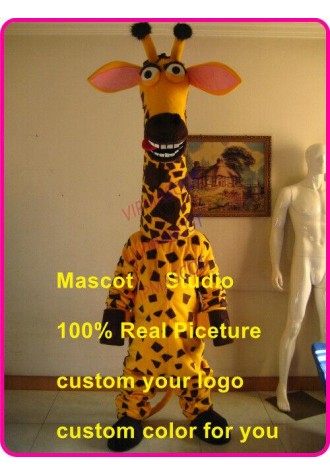 Giraffe Mascot Costume Suit Cosplay Party Game Dress Outfit Halloween Adult 2019