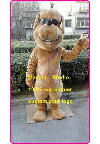 Glass Dog Mascot Costume Suit Cosplay Animal Party Dress Outfit Adults Parade US