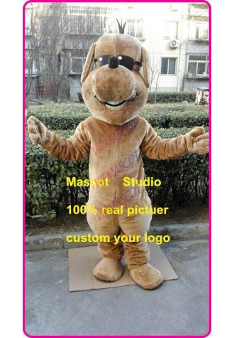 Glass Dog Mascot Costume Suit Cosplay Animal Party Dress Outfit Adults Parade US