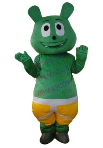 Halloween Green Bear Mascot Costume Cosplay Party Clothing Carnival Adults