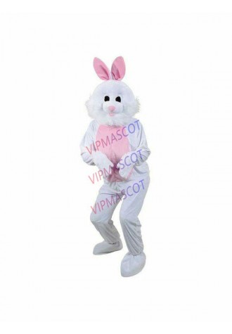 Bunny Rabbit Mascot Costume Suit Cosplay Party Game Dress Outfit Halloween Adult