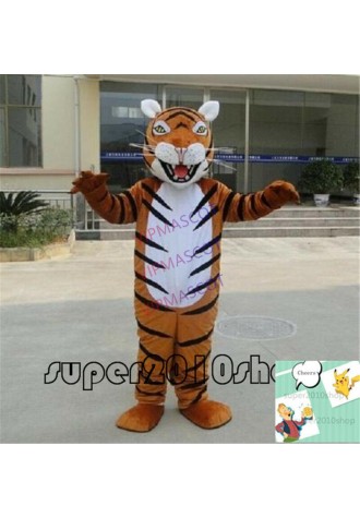 Halloween Tiger Animal Mascot Costume Fancy dress Event Cheerleading School Team