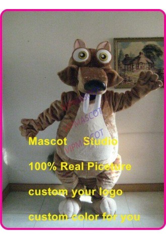 Squirrel Mascot Costume Suit Cosplay Party Game Dress Outfit Halloween Adult