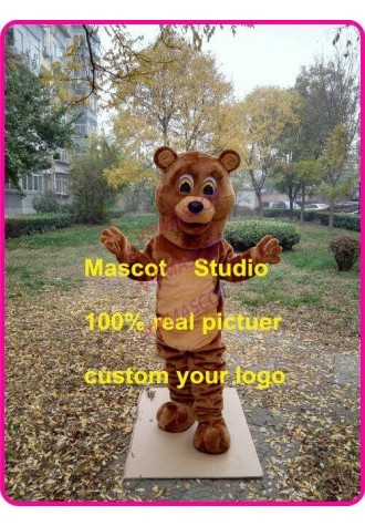 Grizzy Mascot Costume Suit Cosplay Party Game Dress Outfit Advertising Halloween