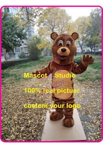 Grizzy Mascot Costume Suit Cosplay Party Game Dress Outfit Advertising Halloween